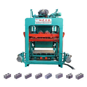 Macchina Automatica per la Produzione di Mattoni Qt4-25, Macchina Semi-Automatica per Blocchi Forati, Macchinario per Mattoni in Cemento Autobloccanti - Product Image 4