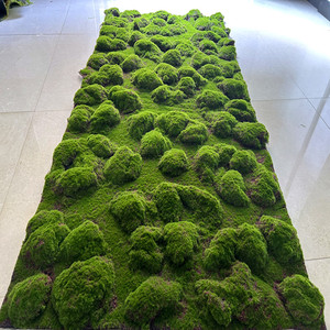 Moquette de mousse artificielle, gazon synthétique, mur végétal vert, décoration douce pour jardin, couvercle de manhole, colonne, aménagement paysager de fenêtre panoramique - Product Image 1