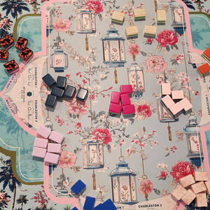 Tapete de Mesa de Lujo Grande de 80*80cm, Diseño 2026, Antideslizante, Libre de Impurezas, Tapete de Goma para Mahjong - Product Image 6