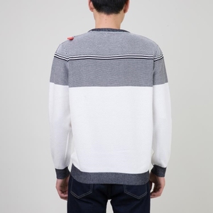 Nhà Sản Xuất Bán Hàng Trực Tiếp Phổ Biến Phong Cách Guy Thiết Kế Thoải Mái Sprint/Mùa Thu Crewneck Áo Len - Product Image 3
