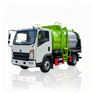 ผู้ผลิตรถบรรทุกขยะ รถบรรทุกแบบ Roll on Roll Off มาตรฐาน ISO14001 รถบรรทุกเก็บขยะอาหารประหยัดพลังงาน รถบรรทุกขยะร้านอาหาร - Product Image 1