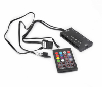 SAMA Wholesale Multi-Lüfter Kompatibel mit 3-poliger und 4-poliger Motherboard-Steuerung Multifunktions-Hub-RGB-Fernbedienung