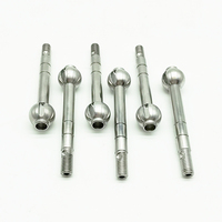 Custom Stainless Steel Ball Stud with Thread CNC Machined Ball Pin for Mechanical Linkage Precision Ball Pin with Thread