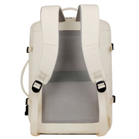 Sac à dos unisexe tendance pour ordinateur portable de bureau, en nylon imperméable avec fermeture éclair, poignée souple et ceinture à coussin d'air, vente en gros