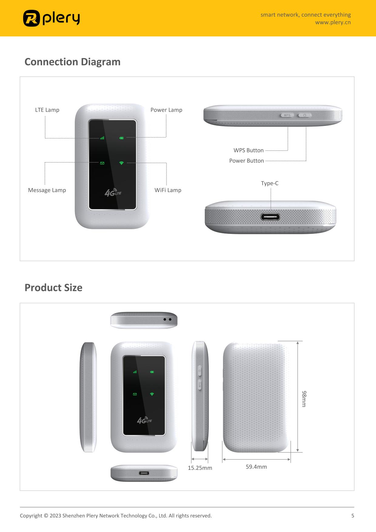 4G ポケットwifi 新着4G LTE WiFiポケットホットスポットルーターZX297520 V3 4g