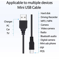 Cable de carga rápida USB 3,0 para LaserJet PVC Jacket Plug & Play-para teléfonos móviles y cámaras para GoPro PS3 Controller MP3 Player