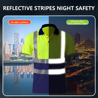Offre Spéciale haute visibilité Construction minière pétrole gaz personnalisé hommes vêtements de travail de sécurité réfléchissants vêtements de travail Polo chemise de travail