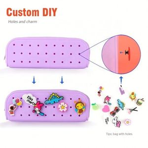 Vente en gros de trousses à crayons multifonctionnelles à fermeture éclair, imprimées en sérigraphie, modernes, créatives, DIY, Halloween, pour les écoles et les bureaux - Product Image 3