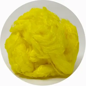 2D 51mm Fibre discontinue de viscose jaune fsc