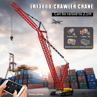Mould King 17015 Jouets de construction techniques : Grue RC Crawler LR13000, Ensemble de briques à assembler, Camion, Cadeau de Noël pour enfants