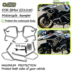 Convient pour la moto BMW 1250GS Waterbird - Garde-corps en acier inoxydable pour le pare-chocs et la <span class=keywords><strong>protection</strong></span> du corps - Product Image 2
