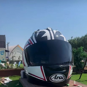 Custom Modern Handmade Resin Helmet Sculpture Elegant Outdoor Fiberglass Crafts Decoration <strong>Large</strong> <strong>Ornament</strong> - Product Image 4