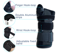 Attelle de poignet et d'avant-bras médicale CE ISO YR-314-1 Classe I pour le syndrome du canal carpien et la fixation des fractures, support réglable en aluminium, garantie 1 an