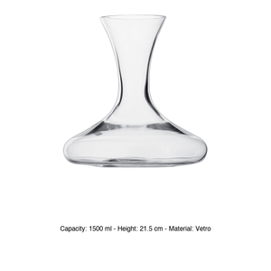 เหยือกไวน์ Enoteca ขนาด 1.5 ลิตร ทำจากแก้วเป่าด้วยมือ สูง 21.5 ซม. สีเนื้อ - Product Image 3