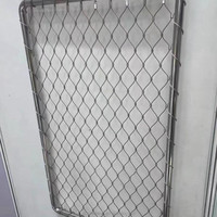 Vente en gros de clôture en fil d'acier inoxydable SS316 en maille, 30 x 50 ~ 40 x 70 ~ 60 x 100 mm, filet de périmètre robuste