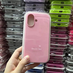 Điện thoại di động Bìa trường hợp gốc sợi nhỏ chống sốc Logo Silicone điện thoại di động Trường hợp đối với <span class=keywords><strong>Apple</strong></span> cho iPhone 16 15 14 13 12 cộng với Pro Max - Product Image 5