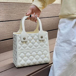 Sac fourre-tout de luxe moderne en EVA matelassé diamant, imperméable et respirant, mini sac à main personnalisé pour la plage et le shopping, sac unisexe en EVA - Product Image 5