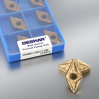 Plaquettes de coupe en carbure revêtues CVD de haute qualité DESKAR LF9018 pour tour CNC, outils de tournage DNMG150612-PM, personnalisables OEM, dureté élevée