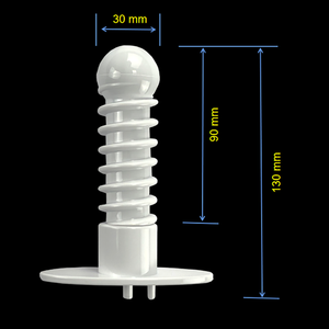 Sonde d'insertion pour la thérapie à l'ozone <span class=keywords><strong>vaginal</strong></span>, insufflation d'O3 avec port d'entrée et de sortie - Product Image 3