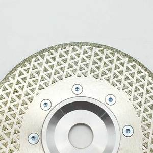 Nouveau diamantée électroplaquée pyramide vanité scie lame 80mm pour la fiber de carbone en plastique <span class=keywords><strong>composites</strong></span> stratifiés - Product Image 1