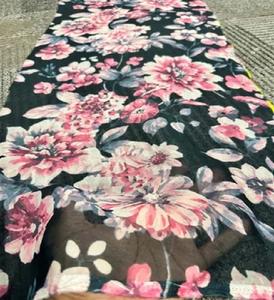 Tela de Organza de Viscosa de Lujo para Saree y Dupatta, Ideal para Vestidos de Verano para Mujer, Costura y Confección, Excelente Precio - Product Image 3