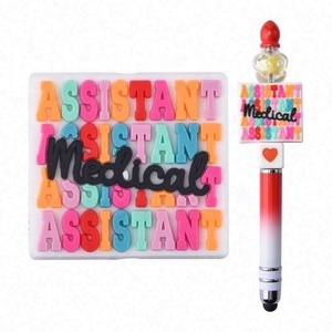 Bán buôn Silicone tiêu cự hạt xấu Bunny karol g peso Pluma cao đẳng cô gái một mảnh Selena ĐộI Logo đội bóng đá - Product Image 5