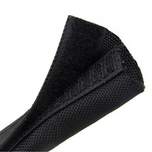 Hook and <strong>Loop</strong> <strong>4</strong> Inch Wide Cable Wrap Tape Carpet Wire Cord Hider Cover Organizer Home Office - Product Image 3