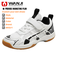 Chaussures de sport respirantes pour enfants, vente en gros d'usine, pour badminton et tennis de table, empeigne en mesh respirant, semelle extérieure en caoutchouc, unisexe