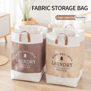 Panier à linge pliable en tissu pour la maison, grande capacité, pour vêtements et jouets - Product Image 3