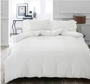 100% penye pamuk yatak levha beyaz renk özelleştirilmiş renk % 100% mısır pamuklu kumaş