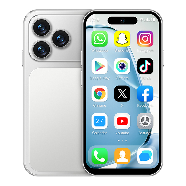 2026 New ONEMYTH A18 Pro 4.0 Inches Android 12.0 System 2000mAh Battery 4G Network Dual SIM Cards 4G Mini Smartphone
