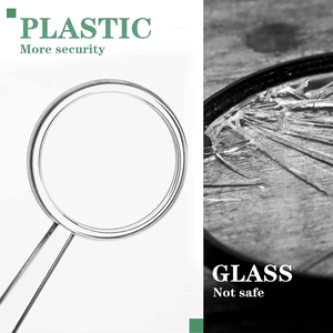 <strong>Mini</strong> Plastic Handheld Magnifying <strong>Glasses</strong> Portable <strong>Reading</strong> Magnifier for Senior and Kids - Product Image 2