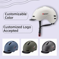 Casque de vélo intelligent, respirant et léger avec lumière LED - Casque de sécurité pour la conduite nocturne pour les jeunes/adultes, sport cycliste