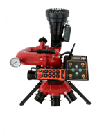 Meriam Air Pemadam Kebakaran Jarak Jauh 85m, Kontrol Remote, 80L/S, Desain Modular 3-Inlet, Fleksibel, Dapat Disesuaikan untuk Kebakaran Industri