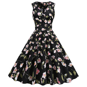 On Sale Rock and Roll Dress Satin Floral Woven Fabric, Natural Waistline | Alibaba.com On Sale Rock and Roll Dress Satin Floral Woven Fabric, Natural Waistline | Alibaba.com