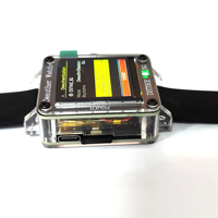 Chipboard DSTIKE Deauther32 watch mini ESP32C5 Mendukung Dual-Band, Dapat Berinteraksi, Membaca, dan Menguji Jaringan 2.4GHz dan 5GHz