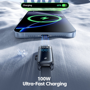 Toocki 100W Nhanh Chóng Sạc 4 Trong 1 Giao Diện LED Hiển Thị Kỹ Thuật Số Vật Liệu Hợp Kim Kẽm Sạc Cáp - Product Image 2