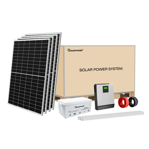 Fournisseur chinois de panneaux solaires de haute qualité, marque Tire 1, système d'alimentation hors réseau 10 kW pour installation sur toit, système solaire hors réseau Spb-003-10k - Product Image 1