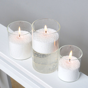 1lb Bucket Granular Sand Wax Handmade Scented <b>Candles</b> for Indoor Decoration & Creative Wedding Party Favors - Product Image 3