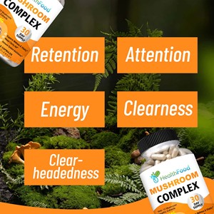 Cápsulas de Complejo de Hongos de Rápida Absorción, Contienen Polvo de Cordyceps Sinensis con Melena de León, Apoya la Inmunidad y la Salud - Product Image 4