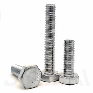 Boulons et Écrous Hexagonaux en Acier Inoxydable 316 M3 M6 M8*50 M10 avec Rondelle Plate, Boulon Hexagonal 304 - Product Image 1