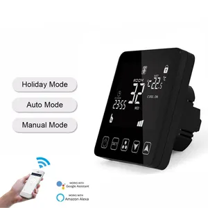 Display LCD digitale di controllo remoto interruttore di temperatura del termostato regolatore fancoil Palmare a distanza di controllo