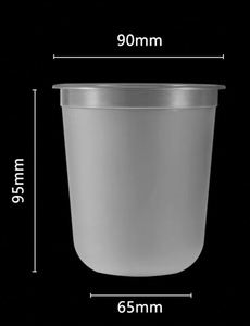 Gobelet en plastique PP/PET transparent givré jetable pour mariage, 9oz, 12oz, 16oz, avec logo personnalisé pour thé au lait aux bulles et café - Product Image 5