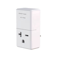 Protecteur de tension 15A 220V avec retard de 3 minutes, protection contre les surtensions, prise universelle, protecteur de surtension 198V-245V