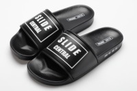 Claquettes personnalisées L&J Shoe avec logo, claquettes en caoutchouc imprimées en 3D, claquettes personnalisées pour hommes, sandales