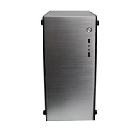 Boîtier en aluminium OEM/ODM personnalisé, petit boîtier de PC, tour, verre trempé, ITX/M-ATX, boîtier d'ordinateur en aluminium