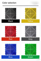 Baldosas de Plástico para Piso de Garaje de Alta Calidad, Colores Personalizados, Desmontables, Antideslizantes, para Exteriores