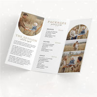 Brochures Publicitaires Personnalisées Haut de Gamme, Pliées, Manuels d'Utilisation en Papier, Livrets, Dépliants Trifold, Impression de Flyers