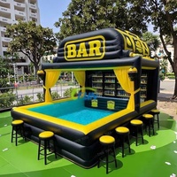 Tente de bar gonflable d'extérieur avec sièges pour adultes - Taille et couleur personnalisables pour les fêtes