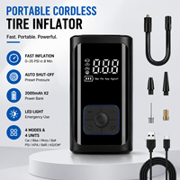 Compresseur d'air portable sans fil avec fonction de batterie externe